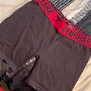 Grey Gymshark compression shorts